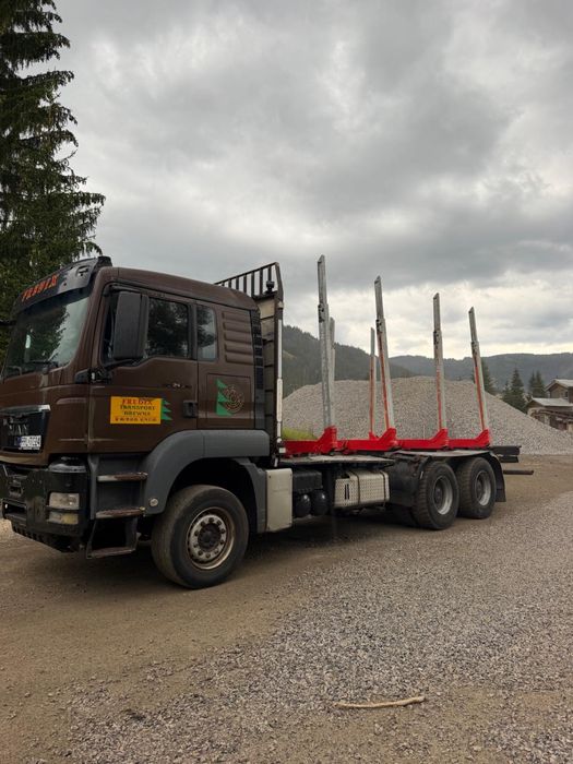 MAN TGS 6x4 forestier fara macara
