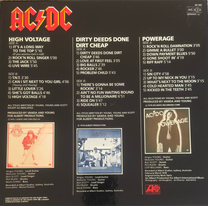 AC/DC -3 Set BOX
