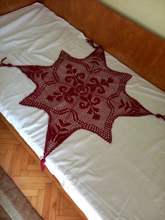 Плетени на 1 кука покривки