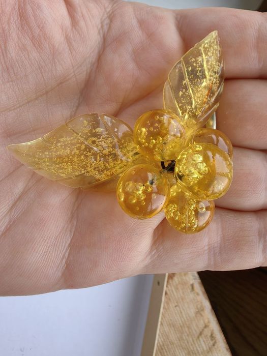 Брошь люцит, СССР, антиквариат