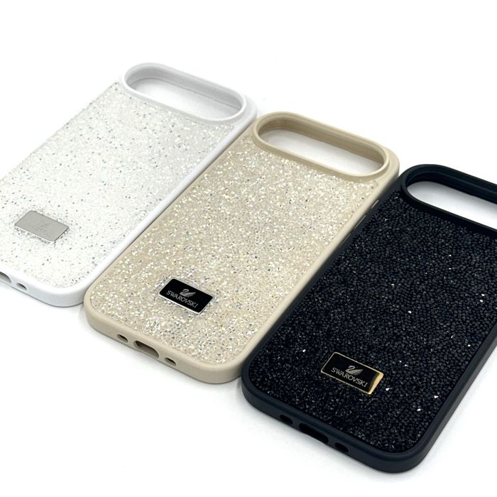 НОВО! Swarovski калъф с кристали за iPhone 15/16/17 Air, Pro, Pro Max