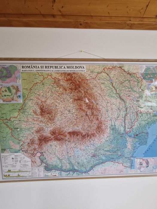 Harta României și a Moldovei
