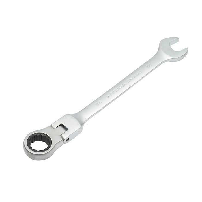 Trusă de scule profesională set 22 chei combinate cu clichet articulat CrV 6–32 mm