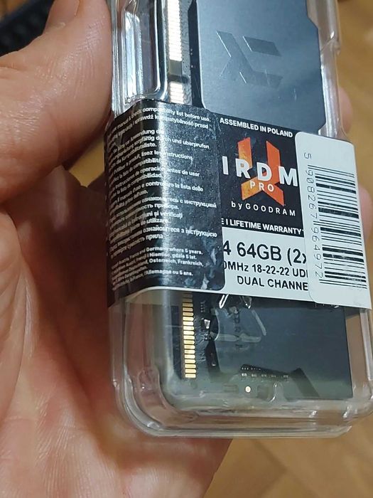 64GB 3600Mhz CL18 - Goodram IRDM Pro (НОВИ)