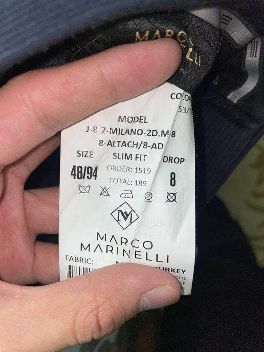 Костюм темно синий