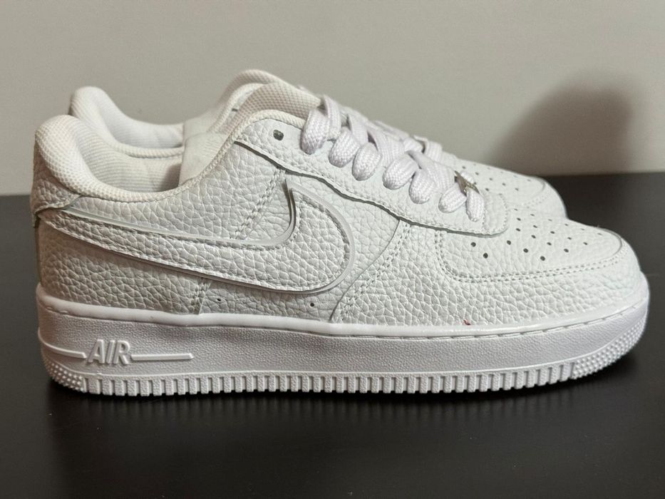 Adidasi Nike Air Force One albi - Fete & Baieti