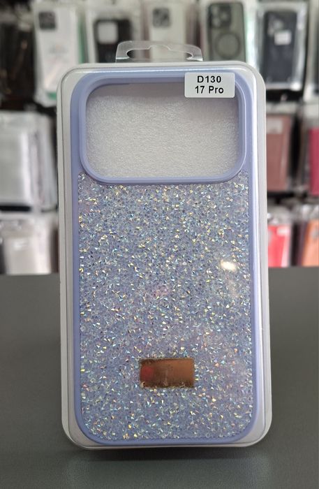 Гръб Swarovski за IPhone 17 Pro блестящ кейс за страхотна защита