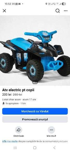 Atv electric pt copii