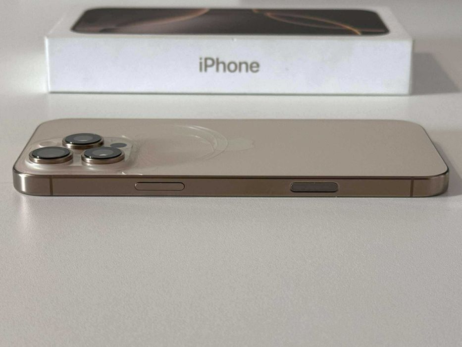 Бартер! Гаранция! iPhone 16 Pro Max Desert Titanium (Златен)