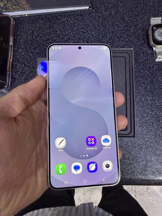 samsung s25+ pamit 12.256g holati ideal oqip tel qlila