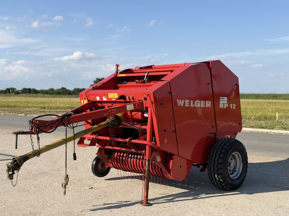 Presa/Balotiera Welger RP 12 cu 2 Ate si Gresare Automata Ca Noua Import Germania