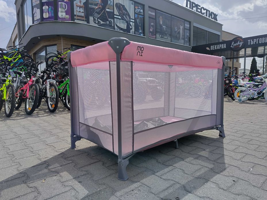 MONI Детска кошара SOLO розов