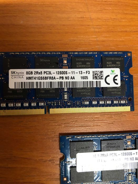 Memorie laptop DDR3 sodimm Hynix 8 Gb PC3L, HMT41GS6AFR8A-PB