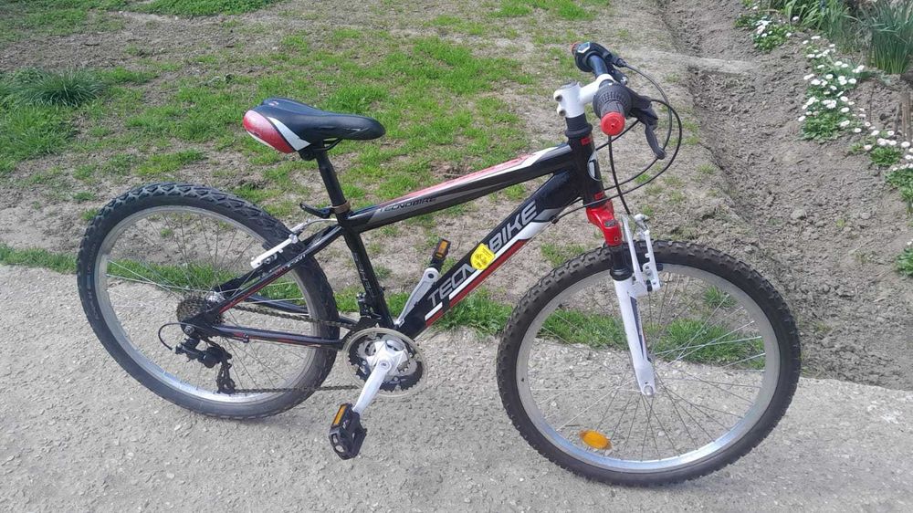 Bicicleta mtb copii (9-14 ani) Tecnobike, 24 inchi, Aluminiu,21 viteze