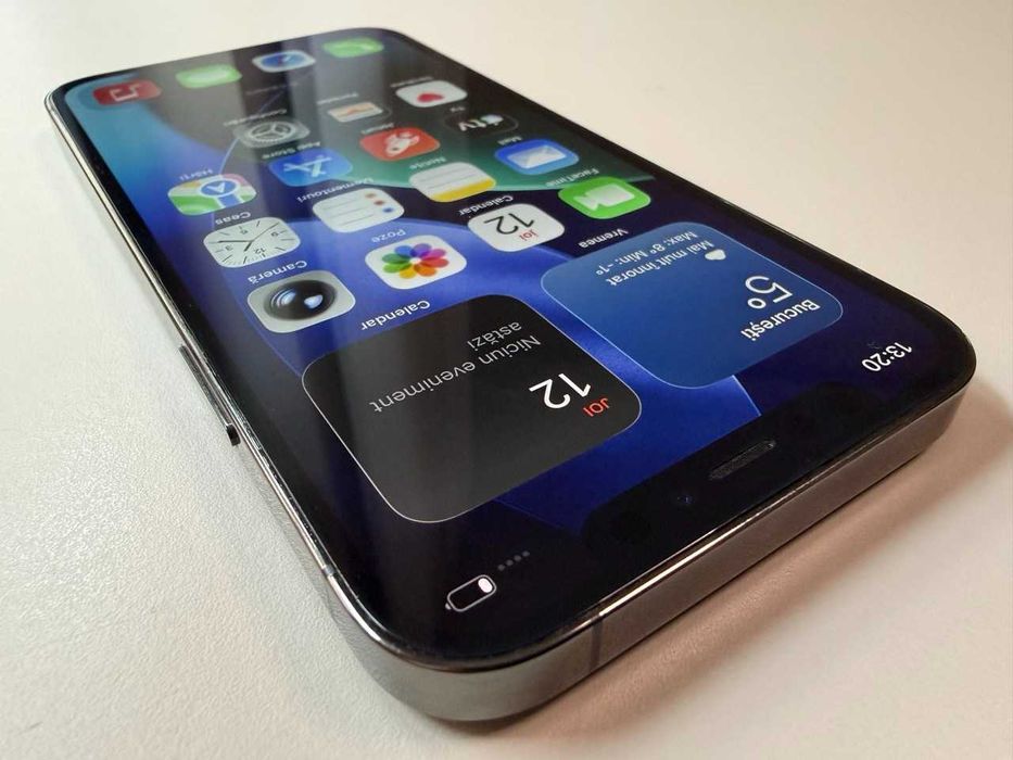  Apple / iPhone 12 Pro 128 Gb / Graphite / 100% Acumulator