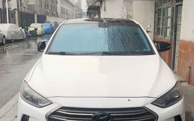 Накладки на зеркаоа hyundai elantra 6