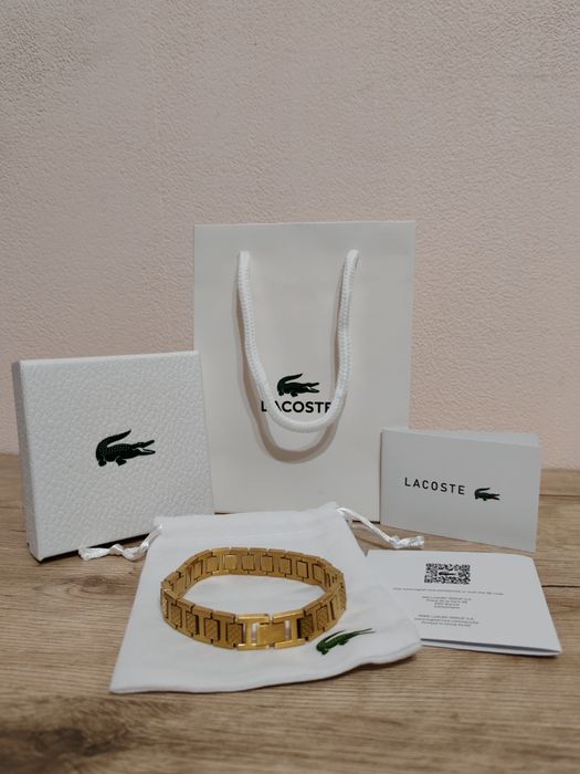 Bratara lacoste aurie