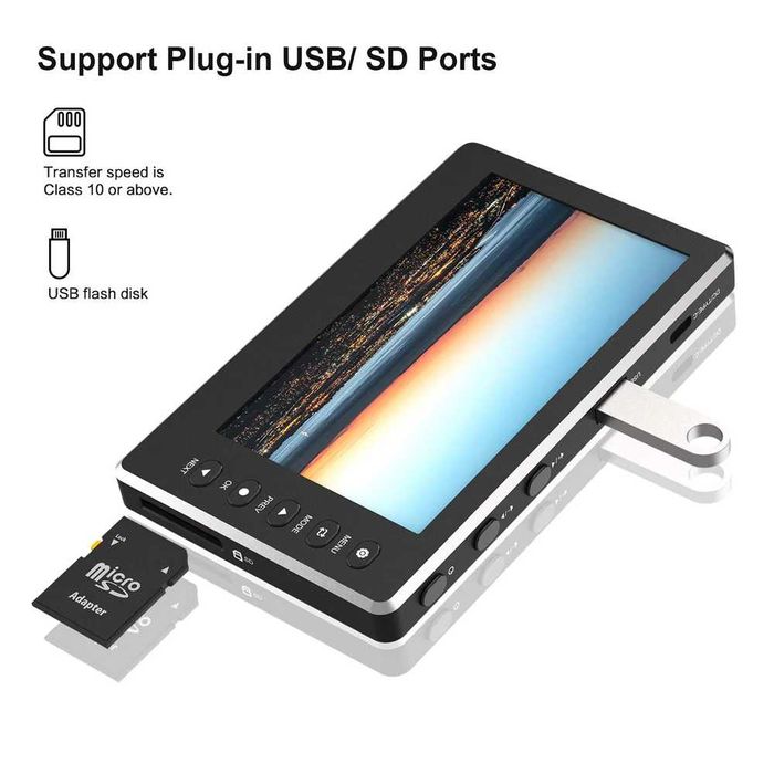 Видео рекордер Digitnow HD Video Capture Box 1080p 60fps 5" OLED Екран