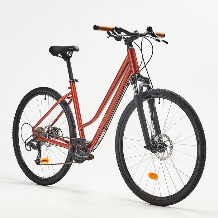 Bicicletă polivalentă Riverside 500 cadru jos - (SecondHand) Decathlon