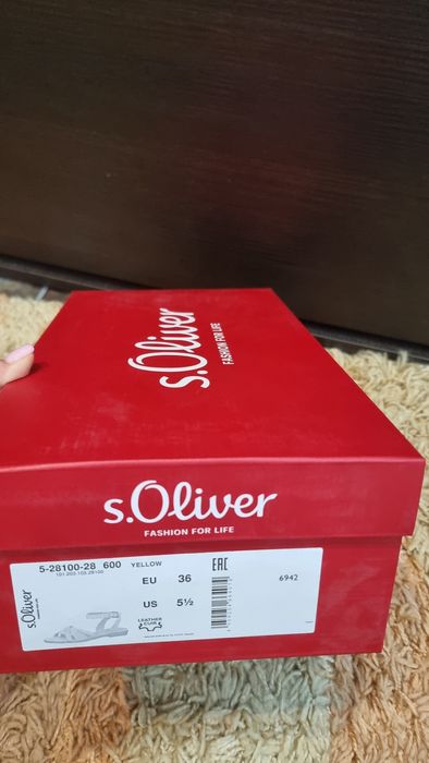 Sandale piele întoarsă S'Oliver