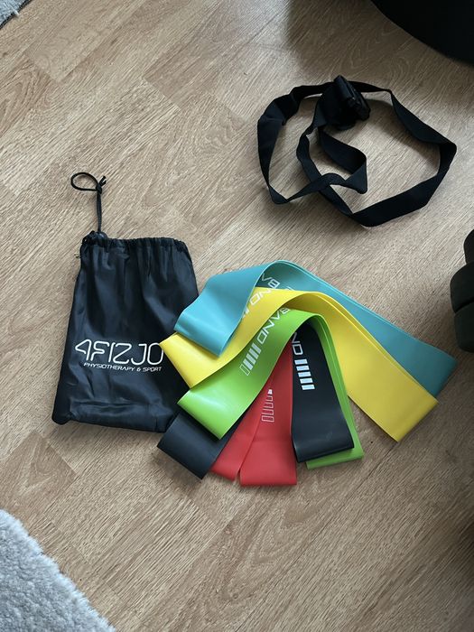 Set complet fitness acasă – Gantere reglabile 10 kg + Saltea + Set 5 benzi elastice | Ca noi