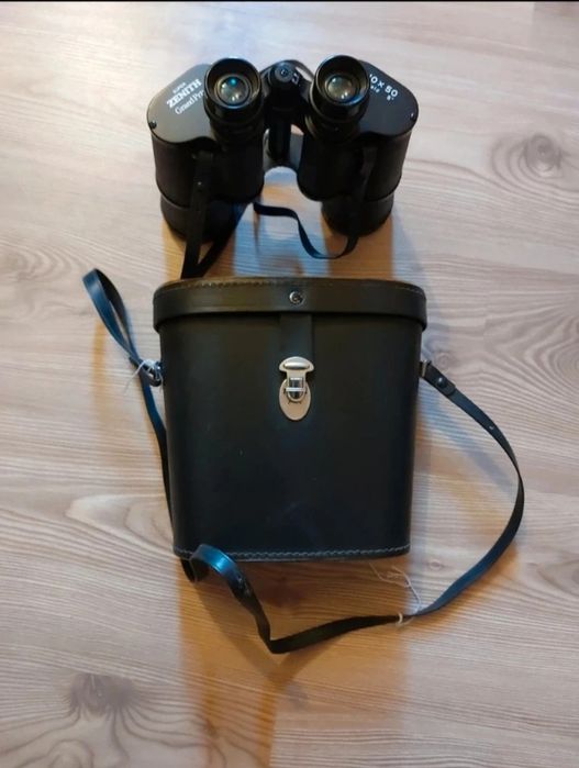 Binoclu Super Zenith Grand Prix 10×50 – Vintage cu husă de piele!