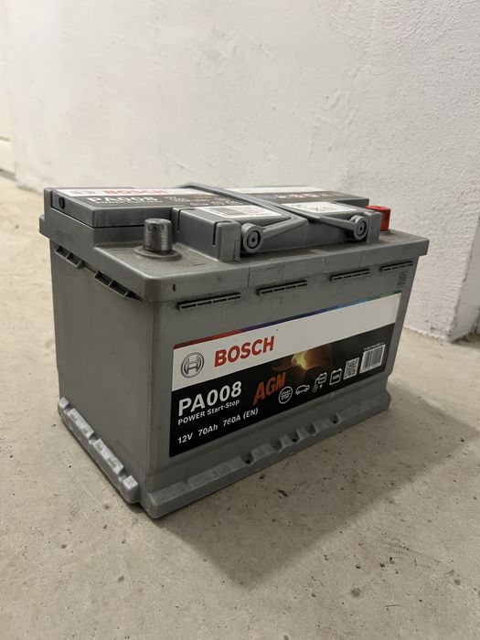 Акумулатор Bosch AGM 12V 70Ah 760A PA008 POWER Start-Stop