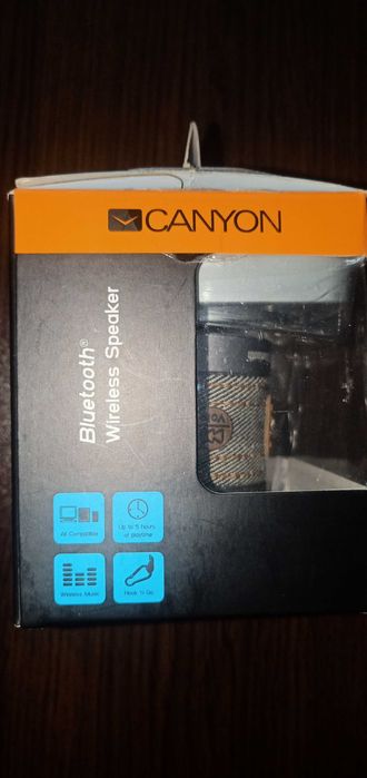 НОВА Преносима тонколона bluetooth Canyon CNS-CBTSP1S, Сребриста