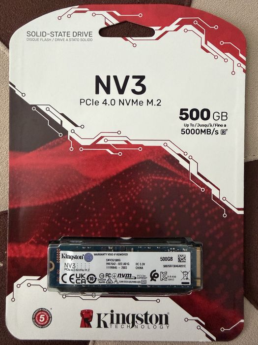 Vand SSD 500GB & HDD 6TB