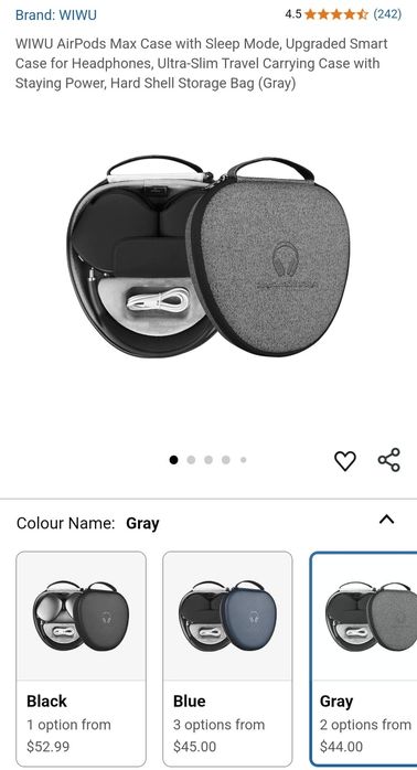 Husa Airpods MAX pt depozitare si transport