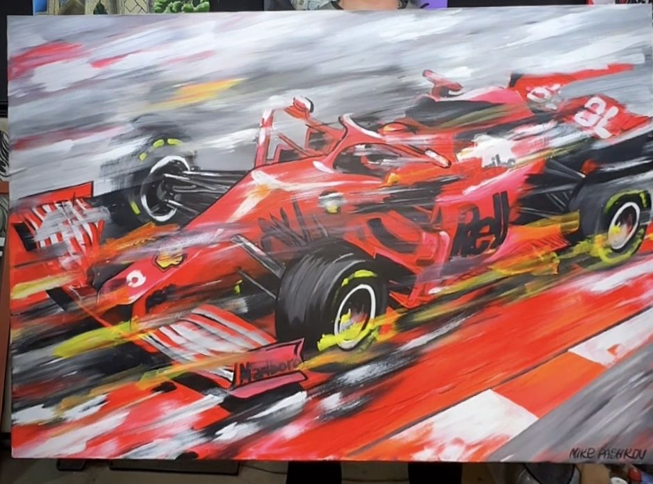 Картина F1 130См х 90См Акрил