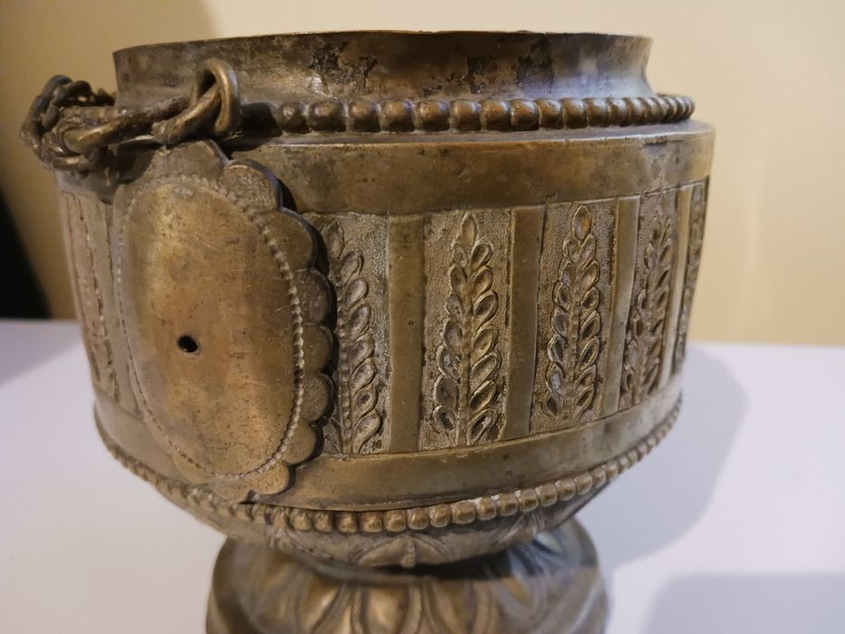 Ghiveci antic cupru/alamă