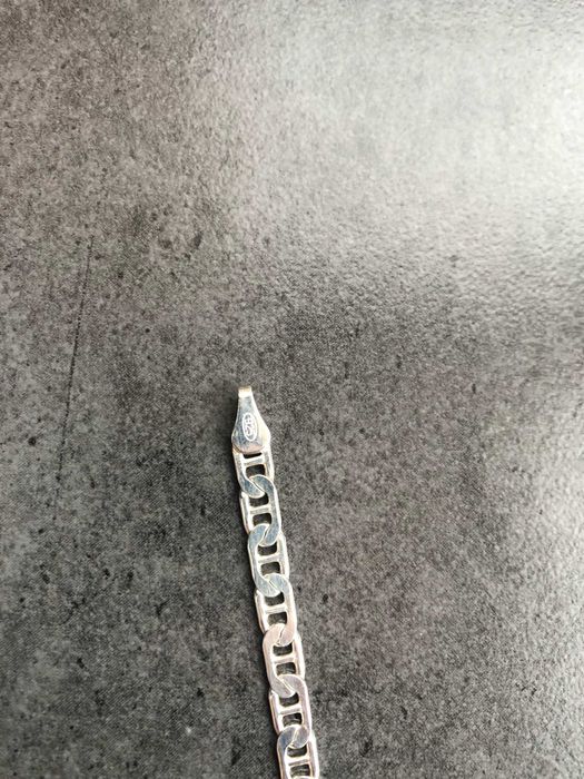 Сребърна гривна- 7гр, проба 925, 21см