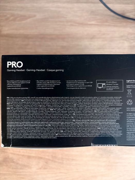 Геймърски слушалки Logitech G Pro X