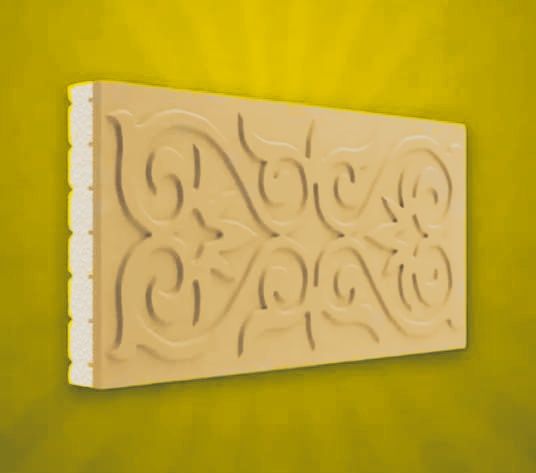 Брусчатка мозаика теплофасад