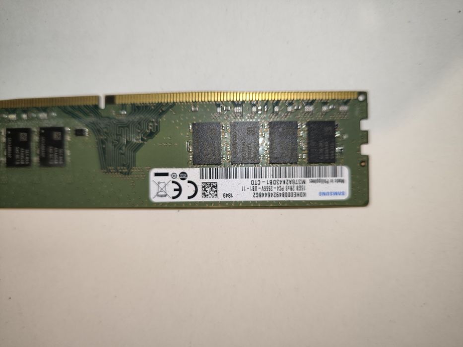 RAM памет Samsung 16GB DDR4 2666MHz (PC4-2666V) за настолен компютър