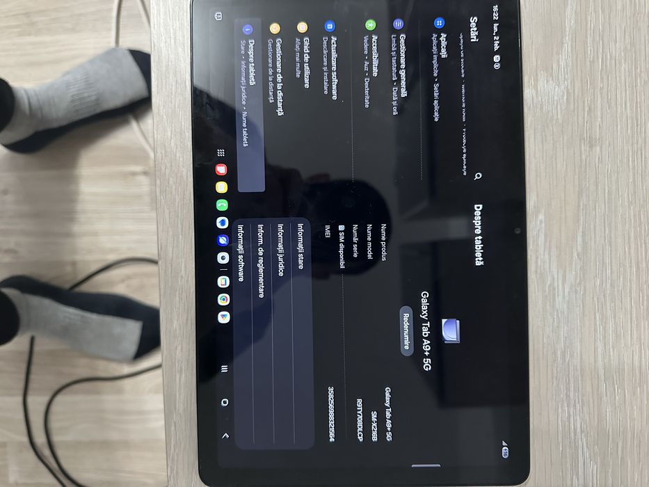 Samsung tab a9+ in stare noua .