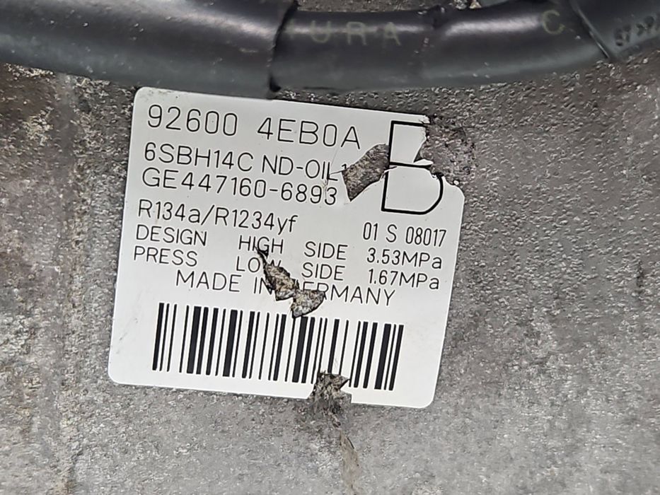 Compresor clima Dacia Sandero 2 [Fabr 2012-2020] 926004EB0A