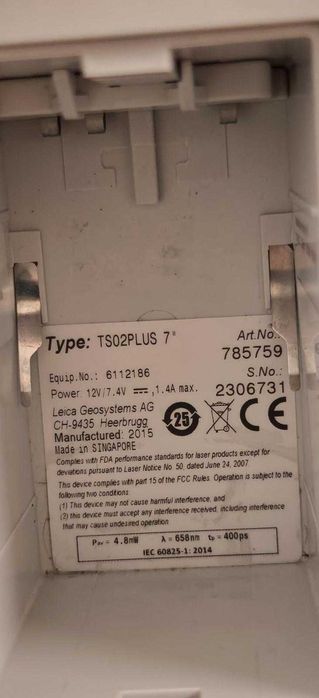 Leica FlexLine TS02plus 7" – Stație Totală Robustă / Stare excelentă