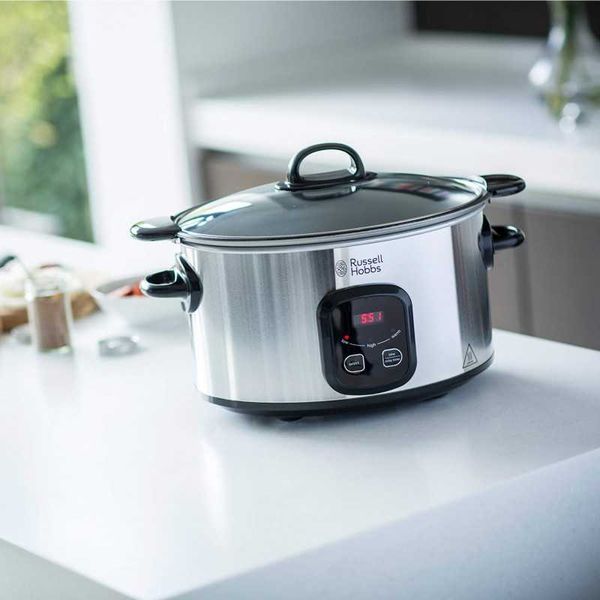 ПРОМО Нов Уред за Бавно Готвене Russell Hobbs MaxiCook, 6л с Гаранция