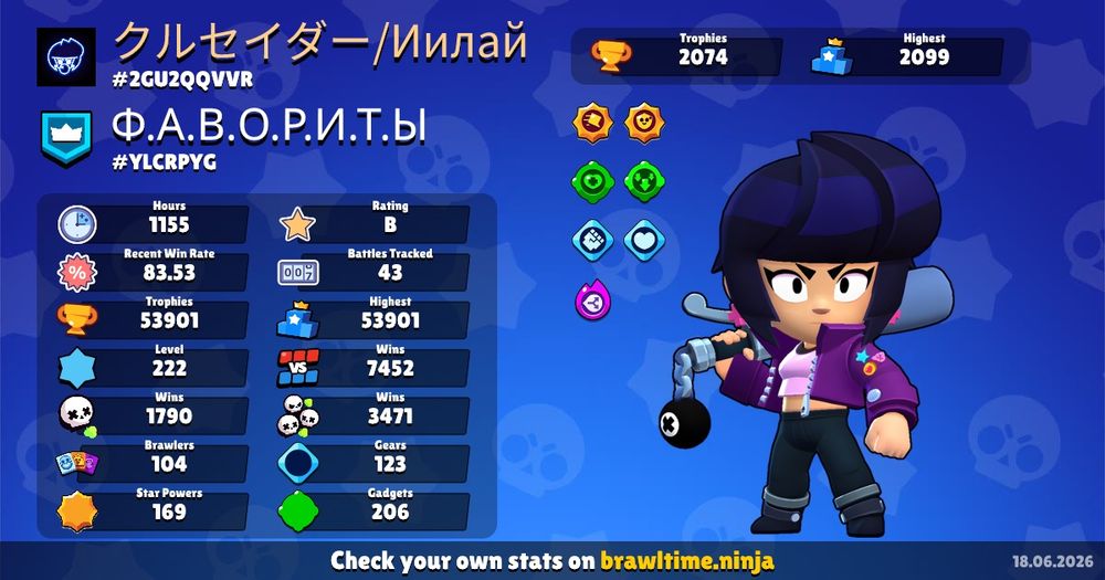 Аккаунт Brawl stars