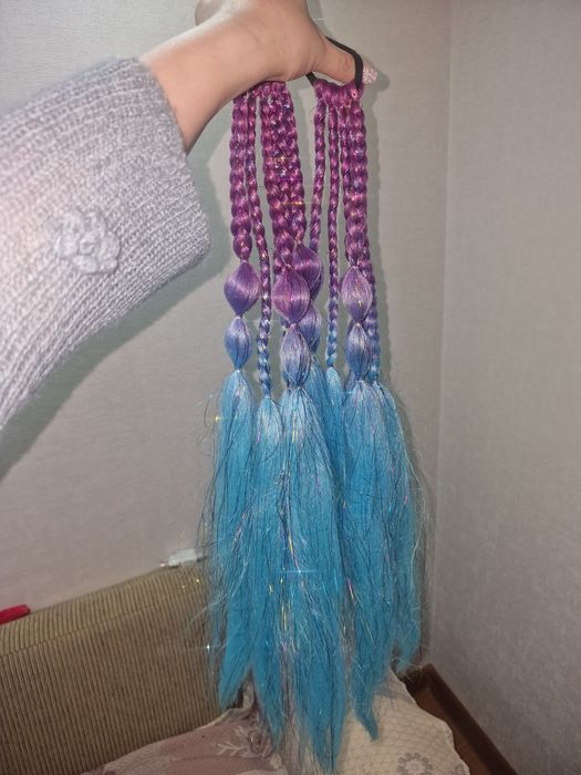 2 косички на резиночке за 3000