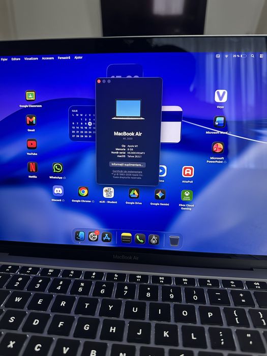 Macbook air 2020 m1