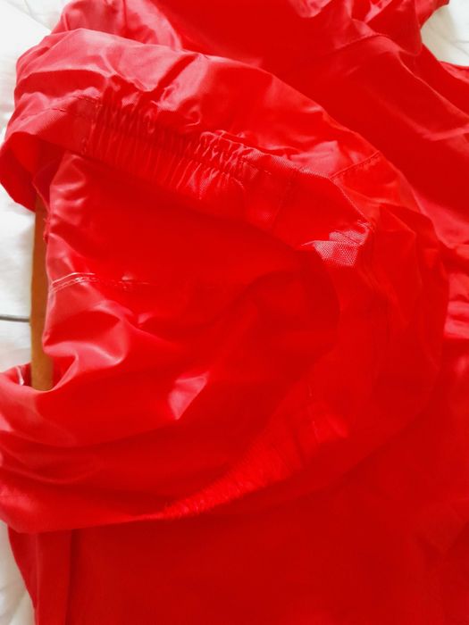 Salopeta rosie impermeabila Next, copii 3-4 ani, NOUA