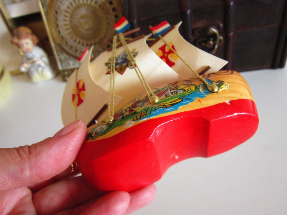 barca Vapor/Corabie handmade Olanda anii '80