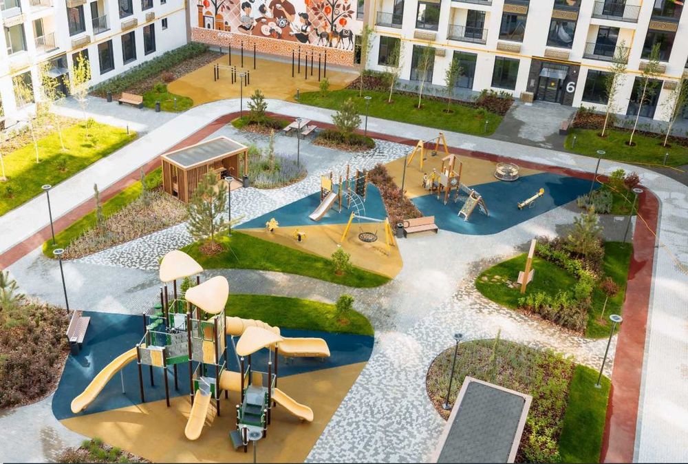 1 350 у.е./м² С КАДАСТРОМ! 2 комна 49.5 м² на Алмазаре от NRG JOMIY (K