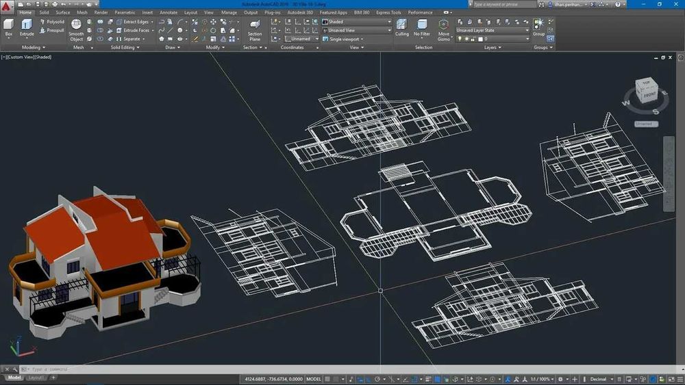 AutoCAD обучение. Компьютерная графика.