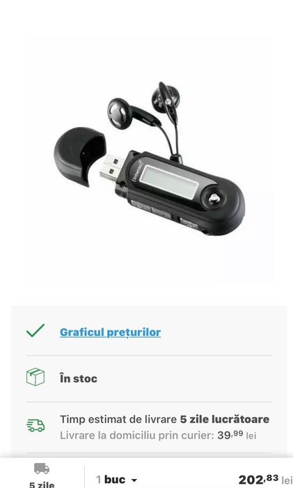 Radio cu Mp3 Vortex Usb 1GB