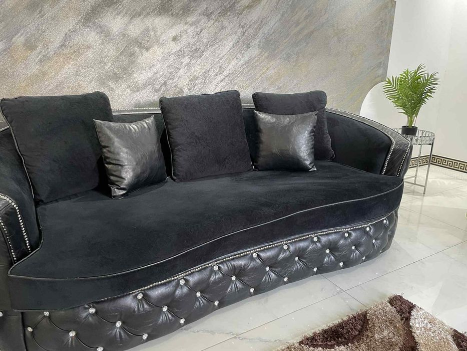 Vând colțar 3/1 catifea