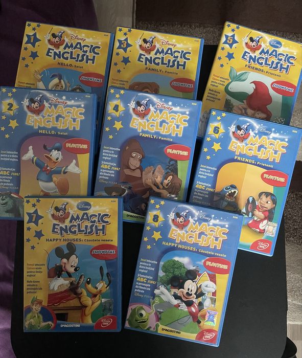 Magic English -Invata engleza cu DVDuri De Agostini